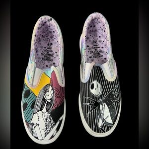 🎃 The Nightmare Before Christmas‎ Slip‑On Shoes – Size 8.5 Women’s 🎃 03/26-01